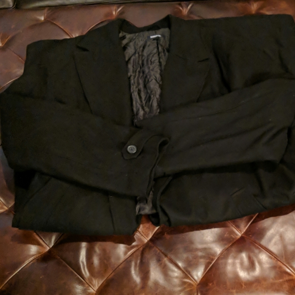 KingSize Men's 4XLT lined wool coat